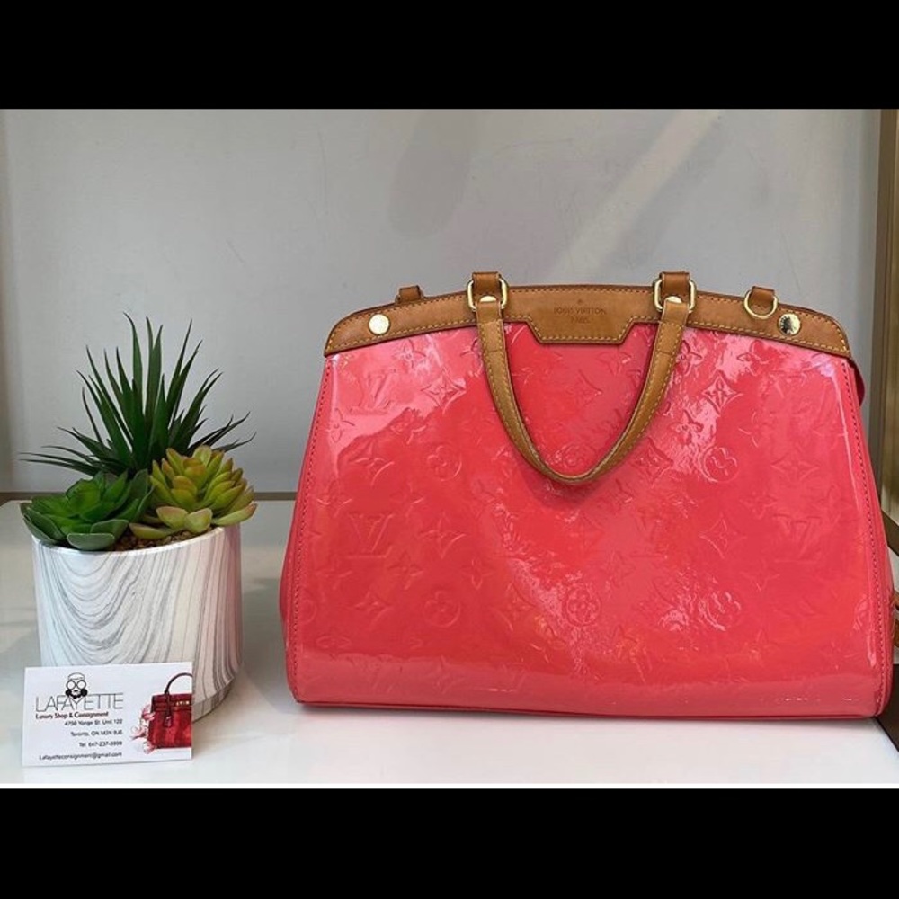 Authentic Louis Vuitton Brea MM - Rose Litchi